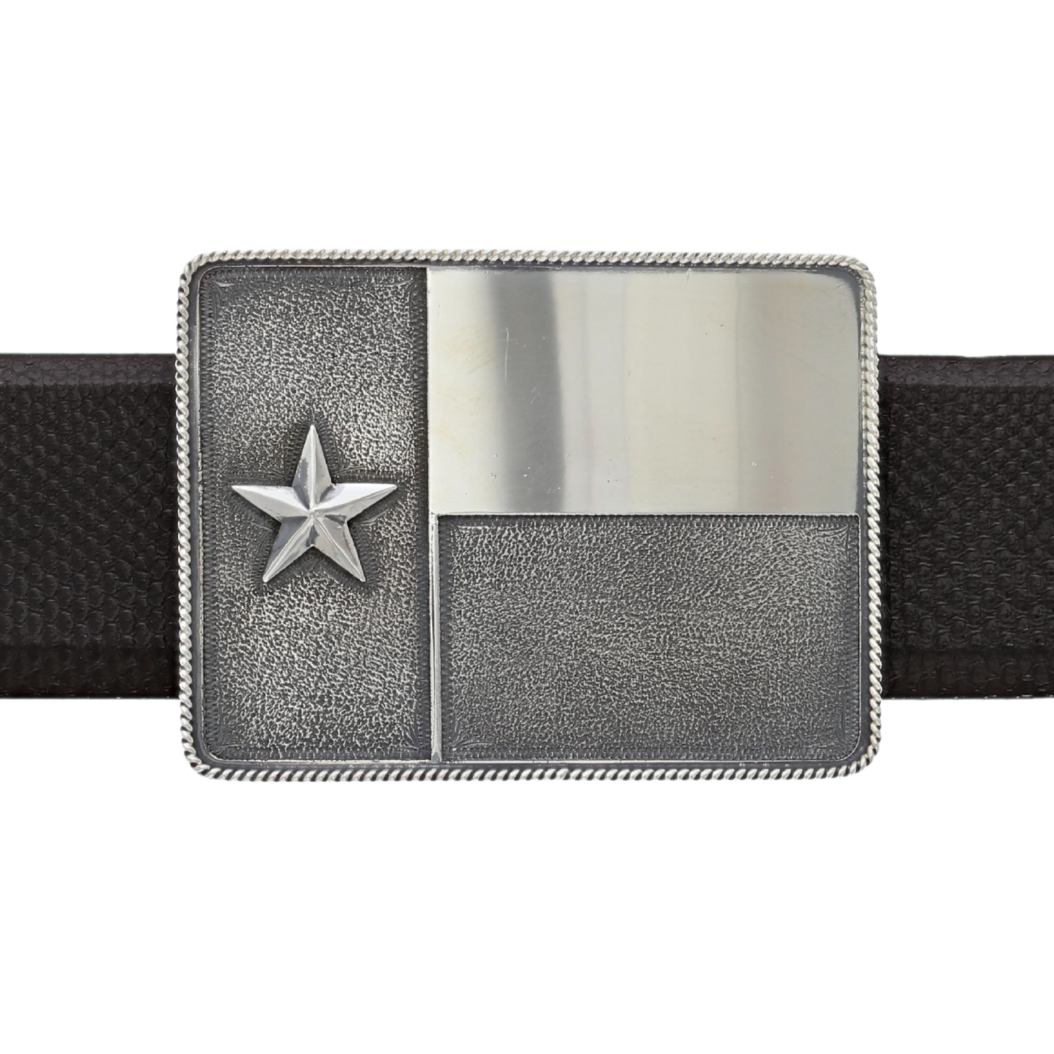 Clint Orms Silversmith handcrafted sterling silver Texas Star trophy belt buckle Starr 1811 Sterling Star Trophy Belt Buckle – Clint Orms  main image 4