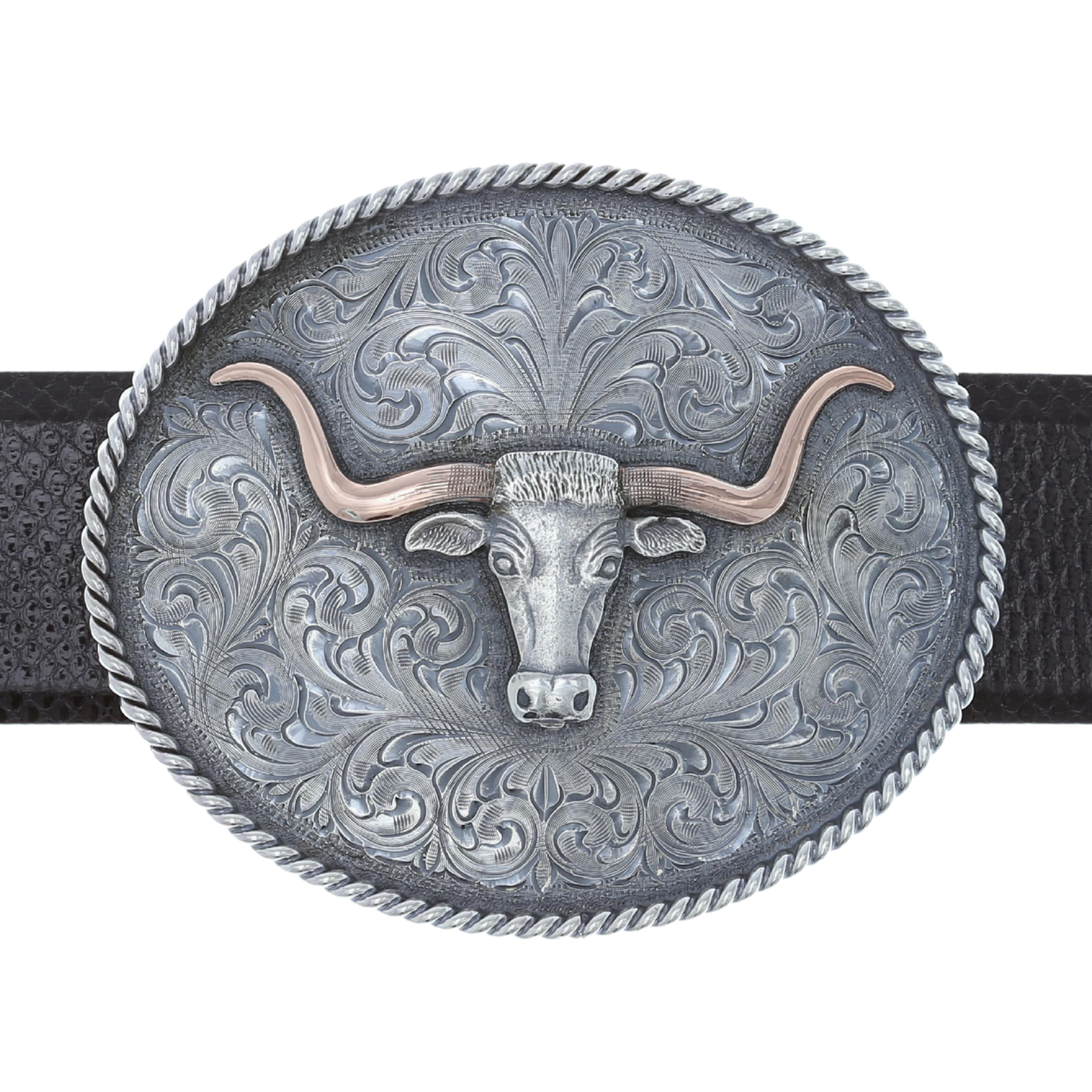 Nueces 1801 Sterling Longhorn Trophy Buckle | Clint Orms – Clint