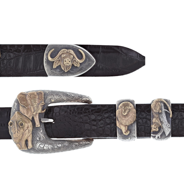 Safari Big Five 2010 Custom Buckle - Clint Orms Engravers