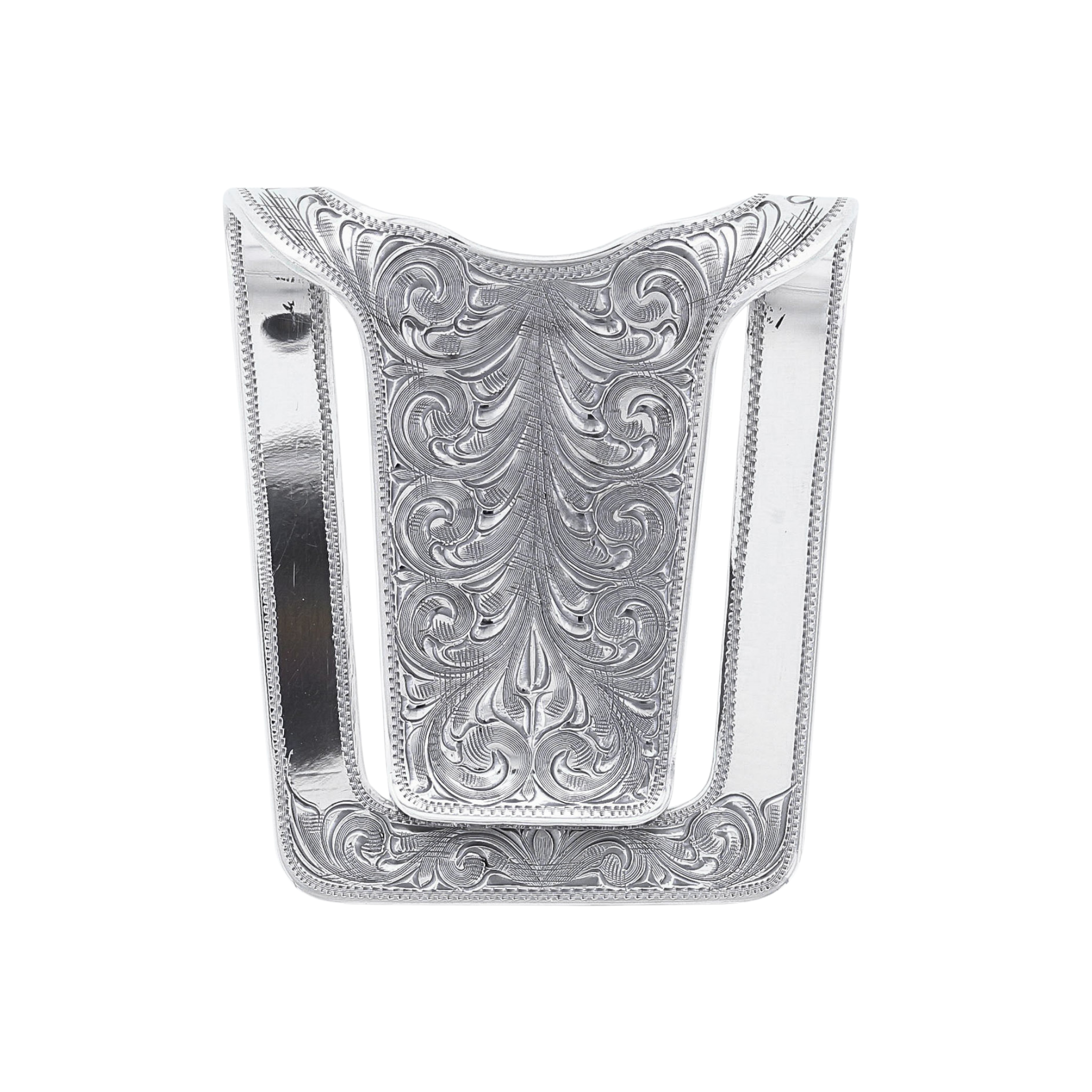 FaithHeart Pince à Billets Personnalisée Gravée - Acier Inoxydable Doré Ou Noir - Cadeau Homme
