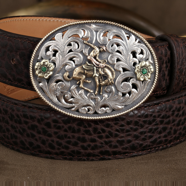 CLINT ORMS トロフィーバックル Morris 1813 Gold Arrow & Sapphire Trophy Buckle - Clint Orms