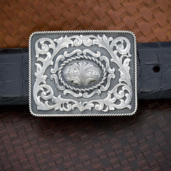 CLINT ORMS トロフィーバックル Morris 1813 Gold Arrow & Sapphire Trophy Buckle - Clint Orms