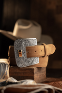 The Hill Buckle: Hand-Engraved Western Design