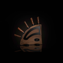 K22 Black Flare Chef Knives on Walnut