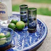 Palma Azul Ceramic Tray