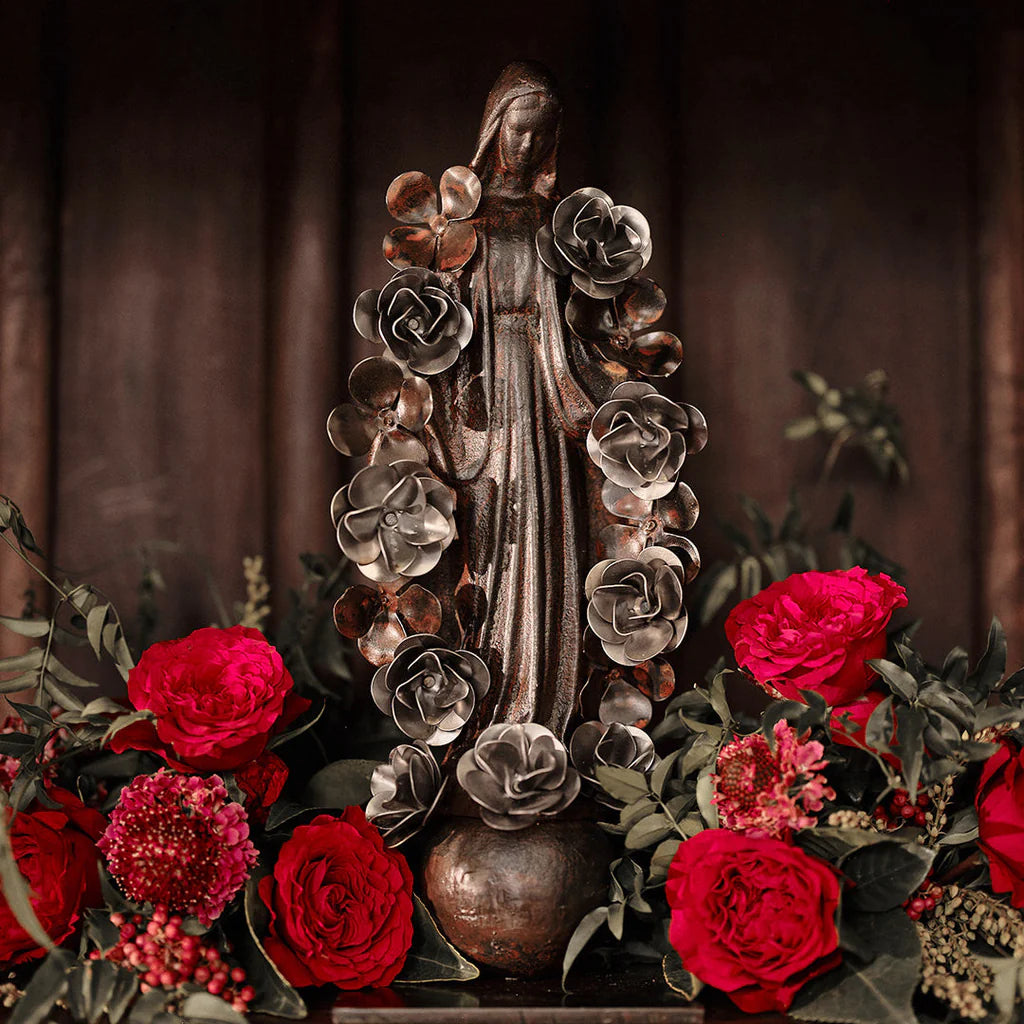 Virgen con Flores