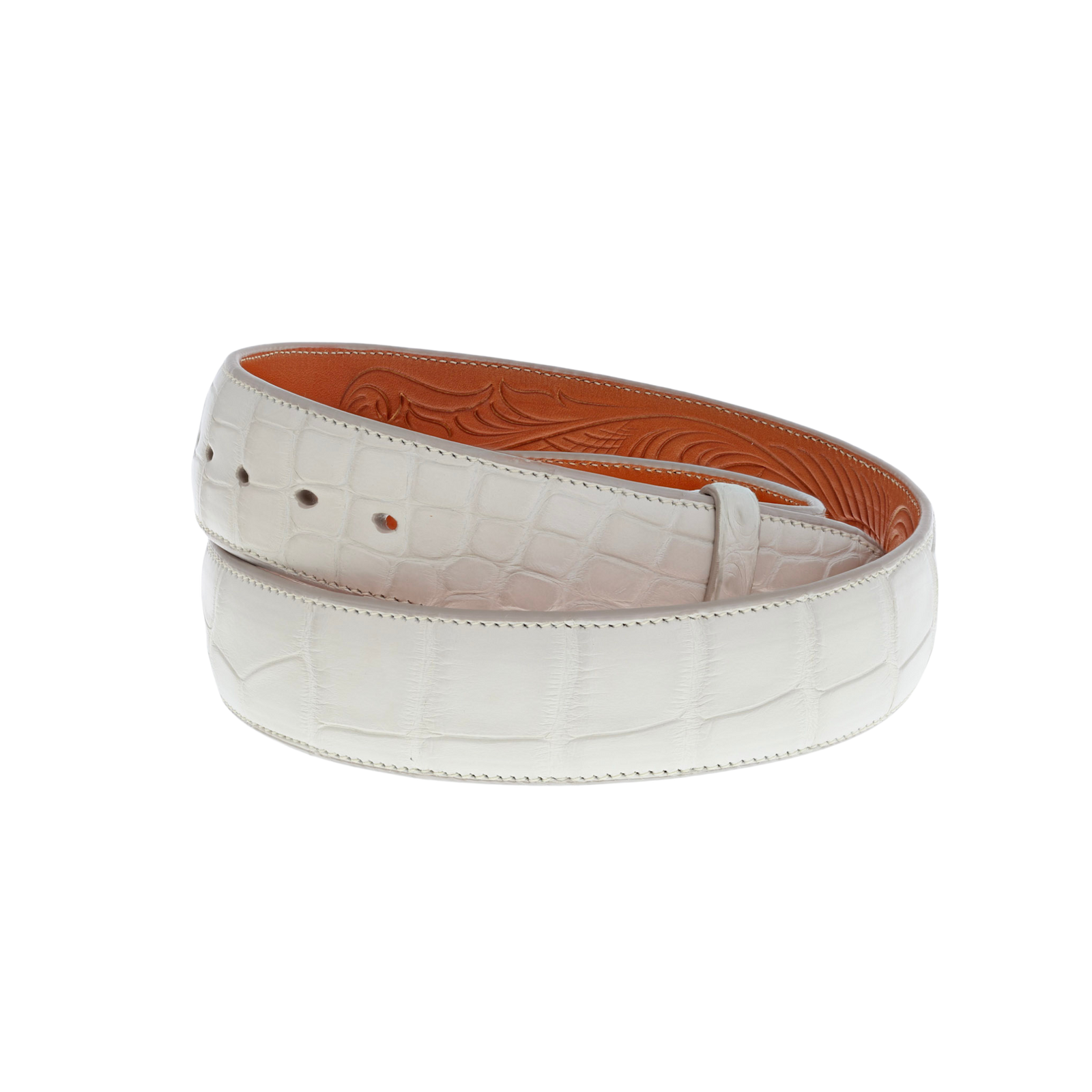 1.5" Straight Premium Vanilla Alligator Belt