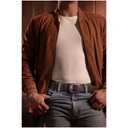 Bentley Rust Suede Bomber Jacket