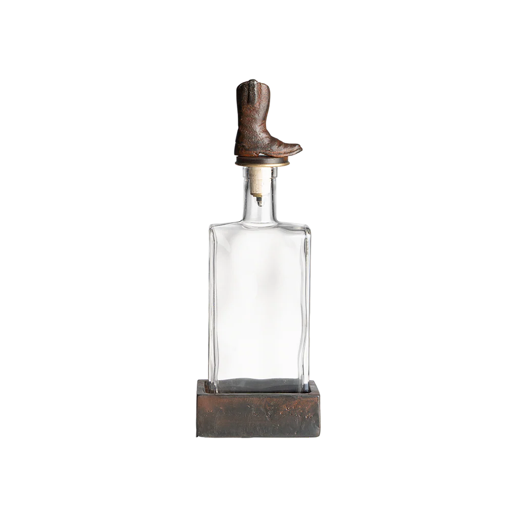 Wayne Cowboy Boot Decanter