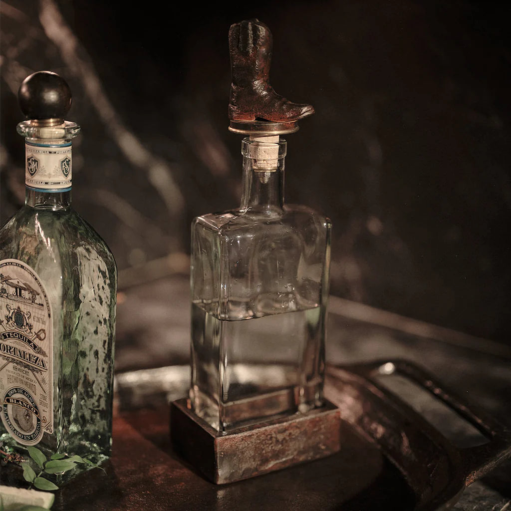 Wayne Cowboy Boot Decanter