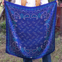 Pretty Paisley-Long Tall Purple