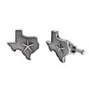 Cufflinks 2043 Sterling Texas State & Star