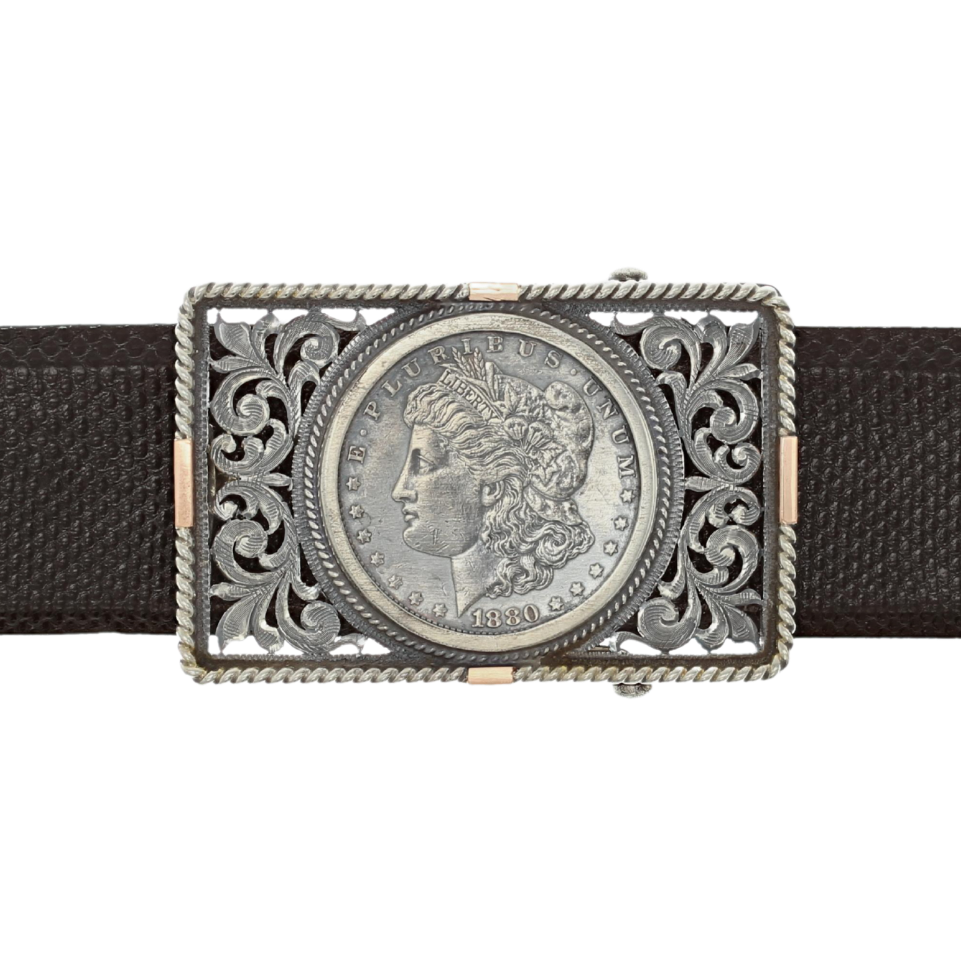 Angelina 1801 Morgan Silver Dollar Trophy Buckle – Clint Orms