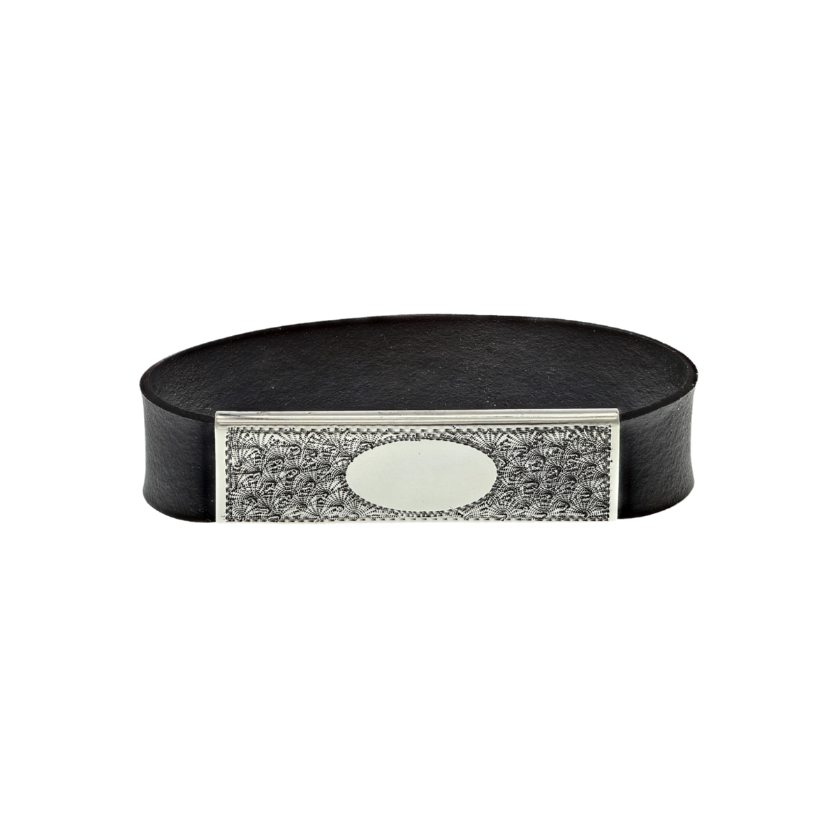 Rubber Band 1600 Wheatgrass Engraved Money Clip