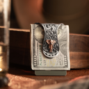 San Jacinto 2008 Filigree Gold Elephant Money Clip