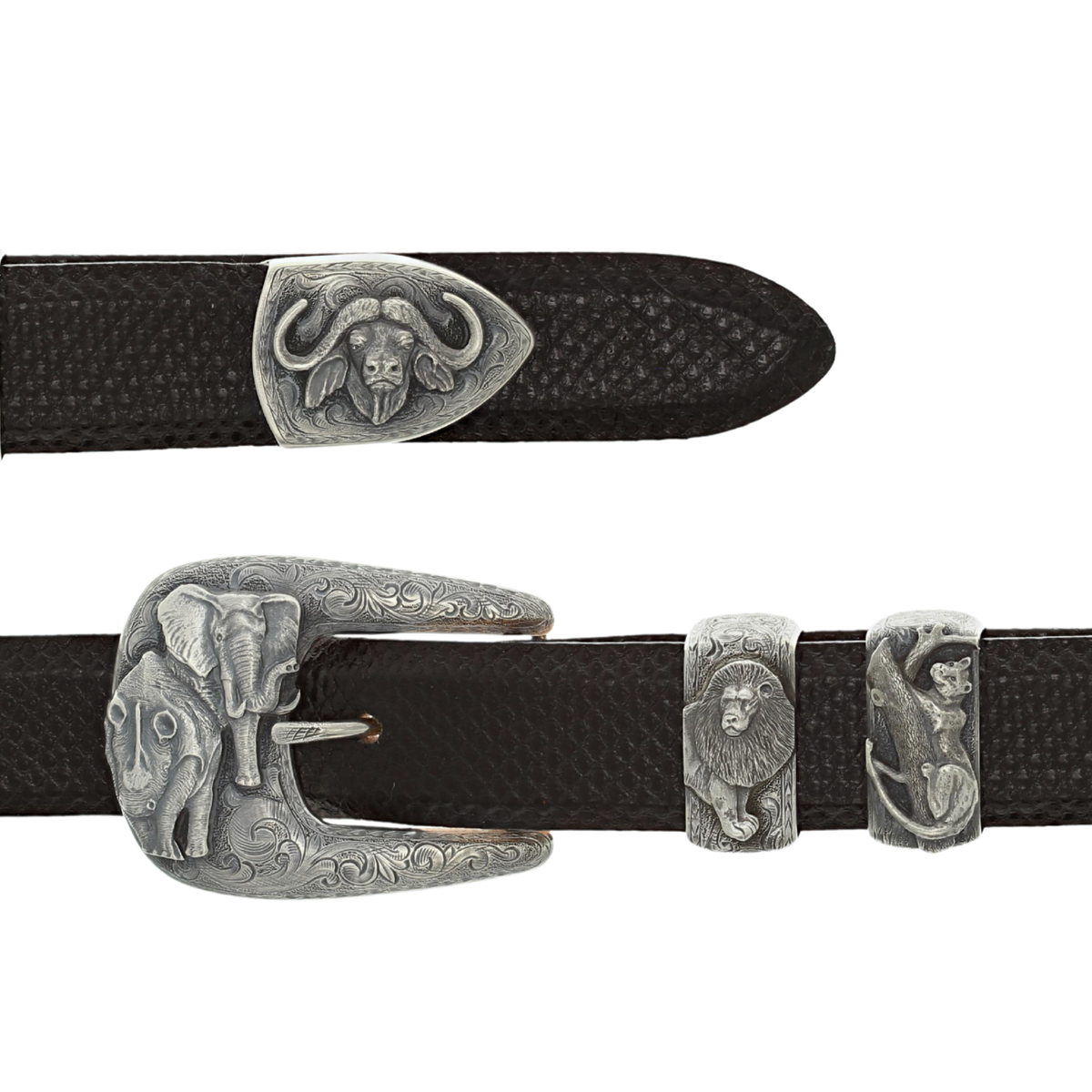 Safari MD Big Five 2011 Sterling Buckle Set
