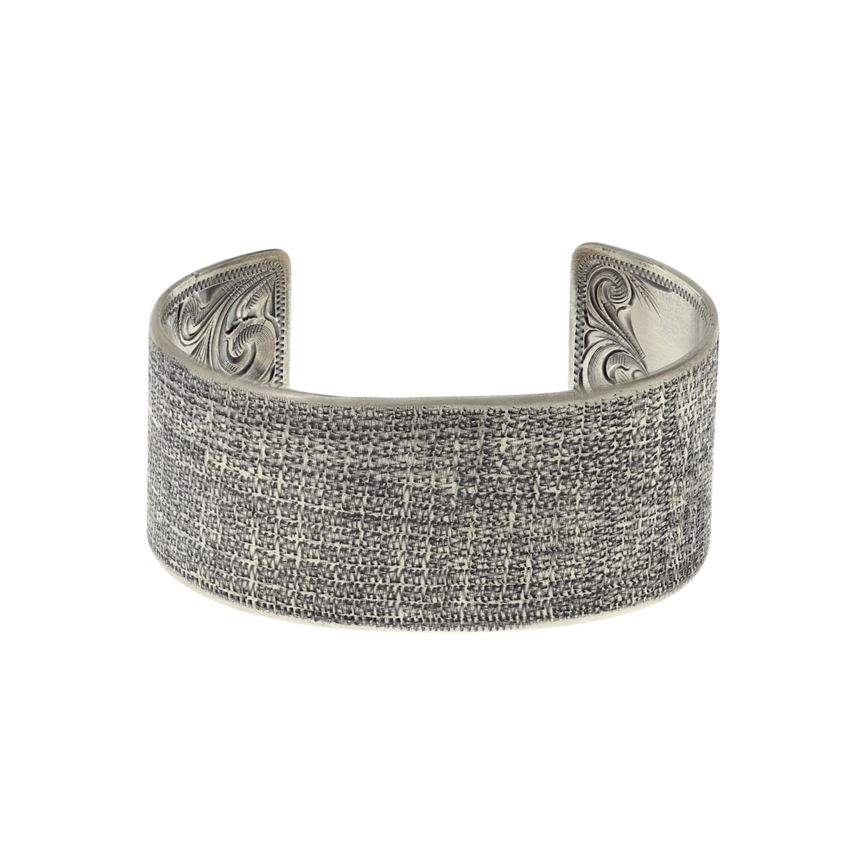 Bracelet 1704 Cross Hatch Engraved Sterling