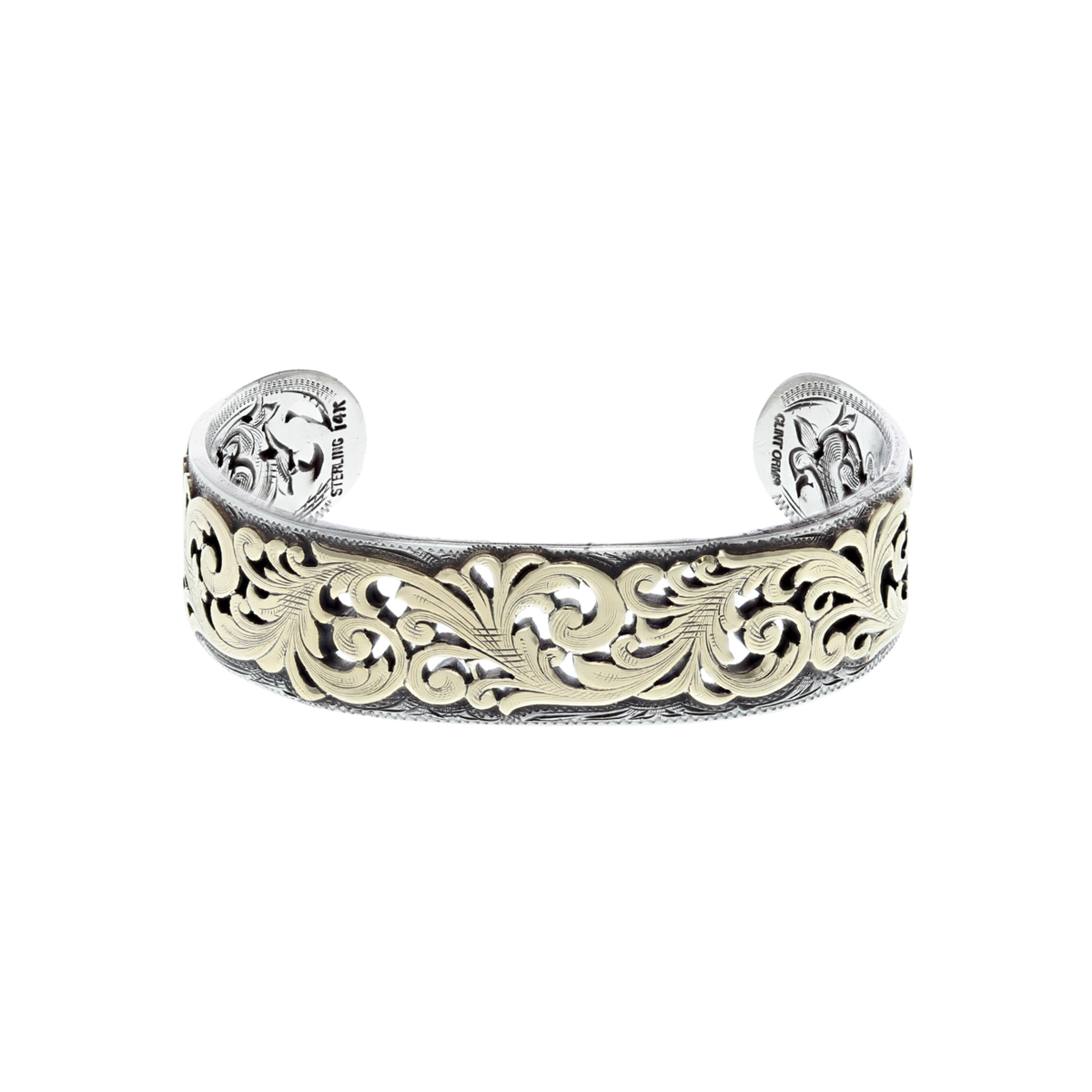 Bracelet 1850 Sterling with Gold Overlay