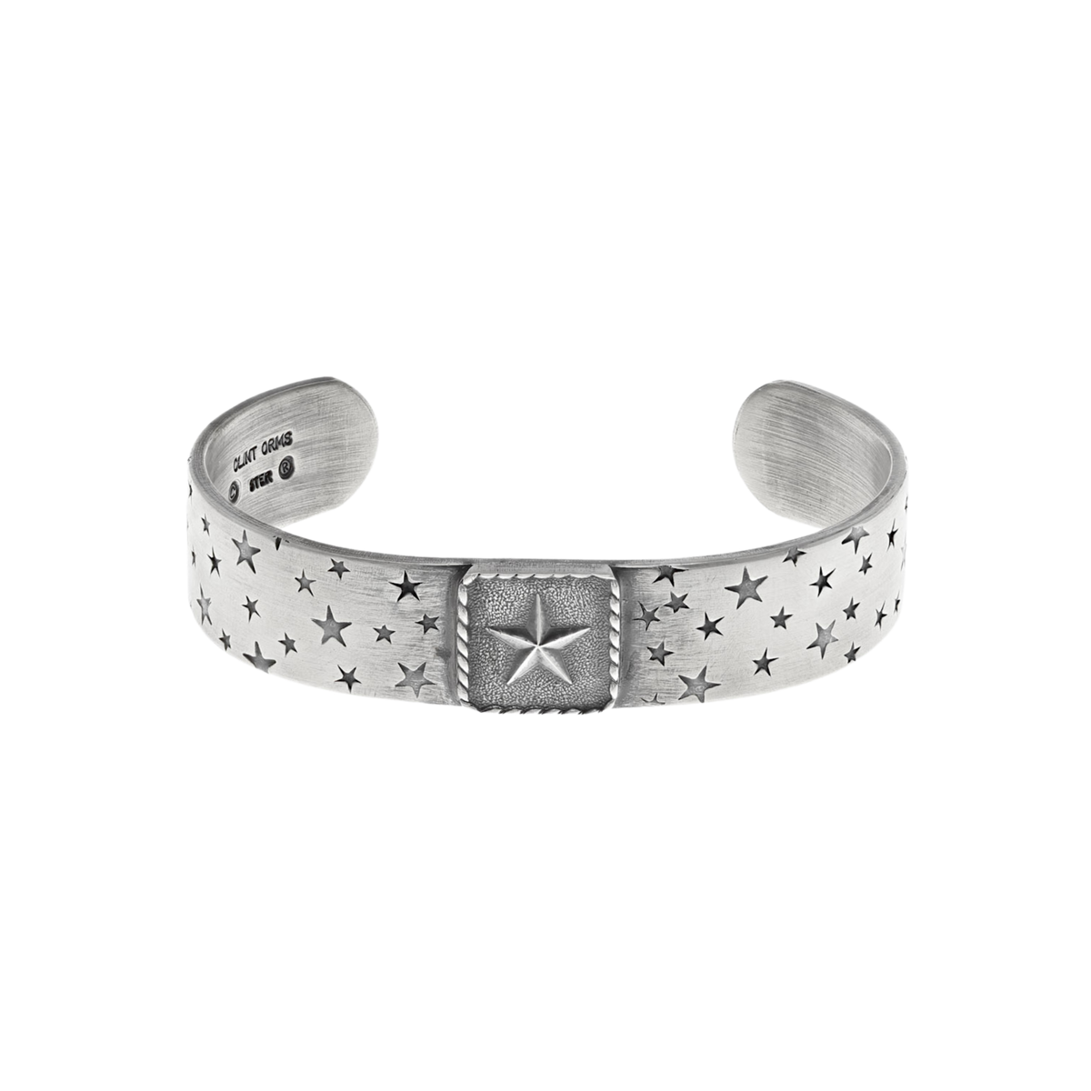 Bracelet 1901 Sterling Square Border Star