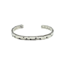 Bracelet 1911 Sterling Silver Star Spangled Hammered