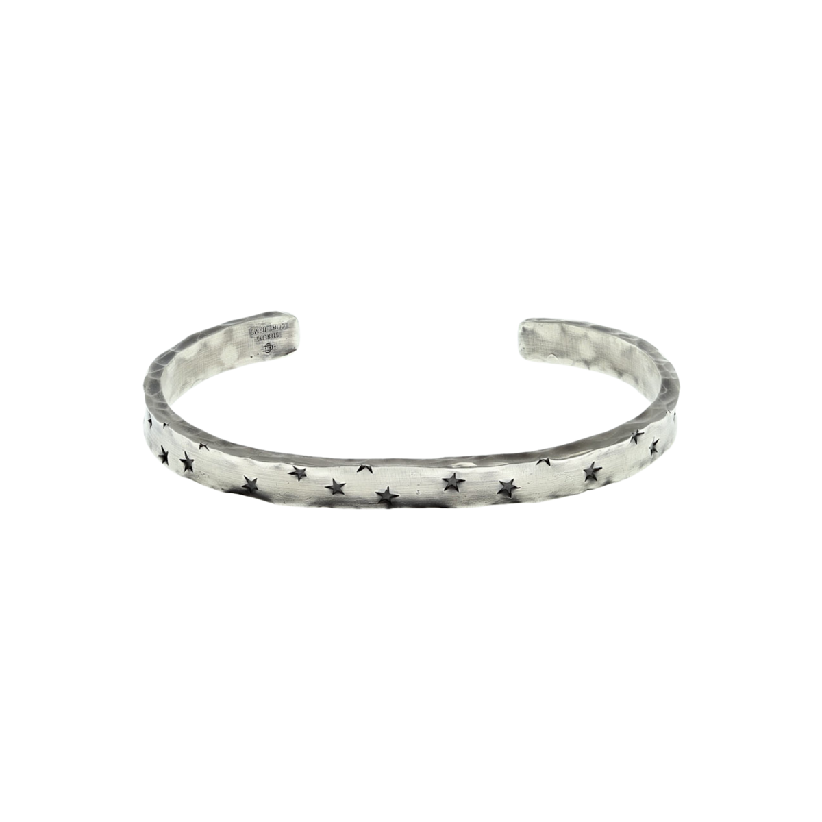 Bracelet 1911 Sterling Silver Star Spangled Hammered