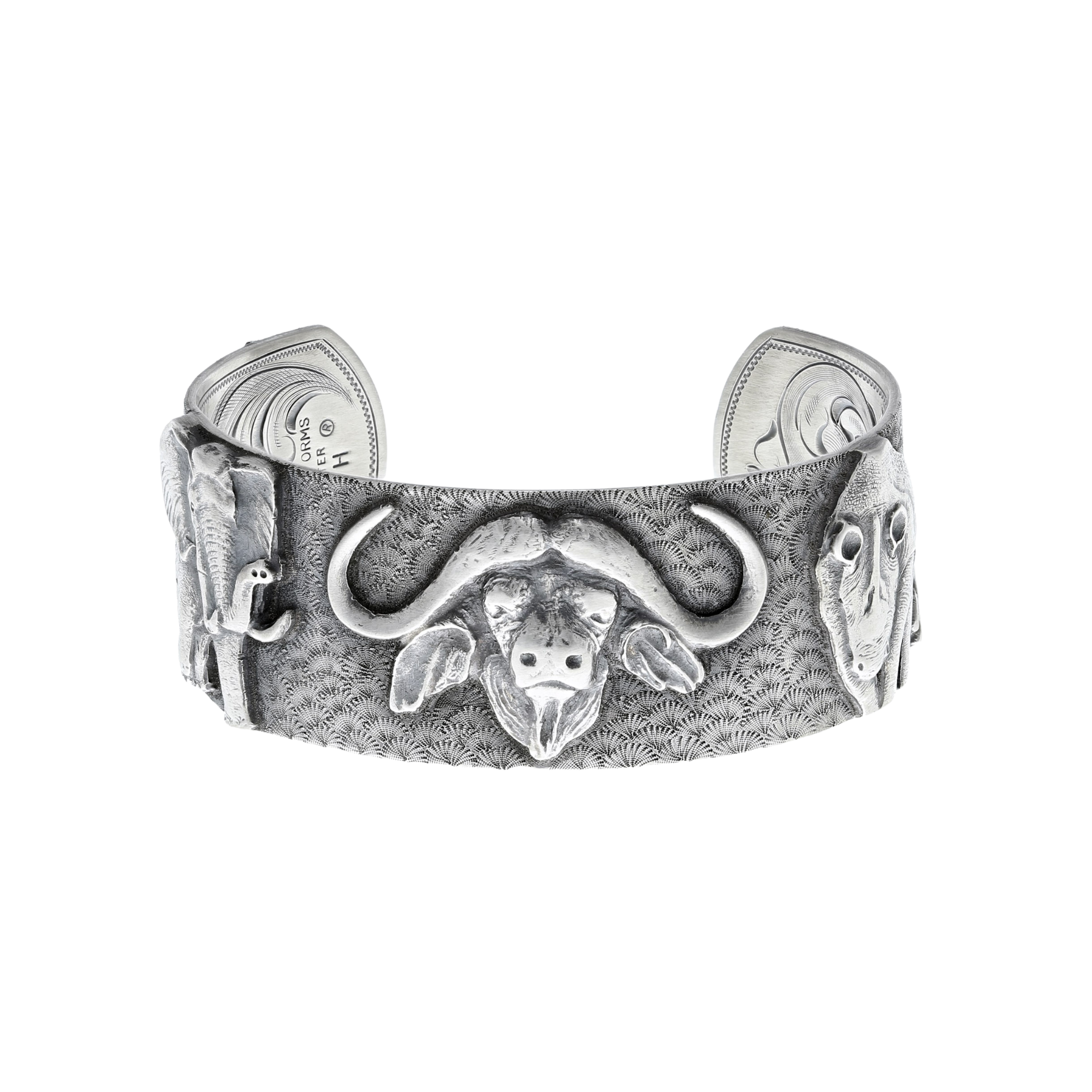 Safari Bracelet Big Five – Clint Orms Engravers & Silversmiths Safari Bracelet Big Five – Clint Orms Engravers & Silversmiths