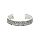 Bracelet 1905 Domed Double Leaf Engraved