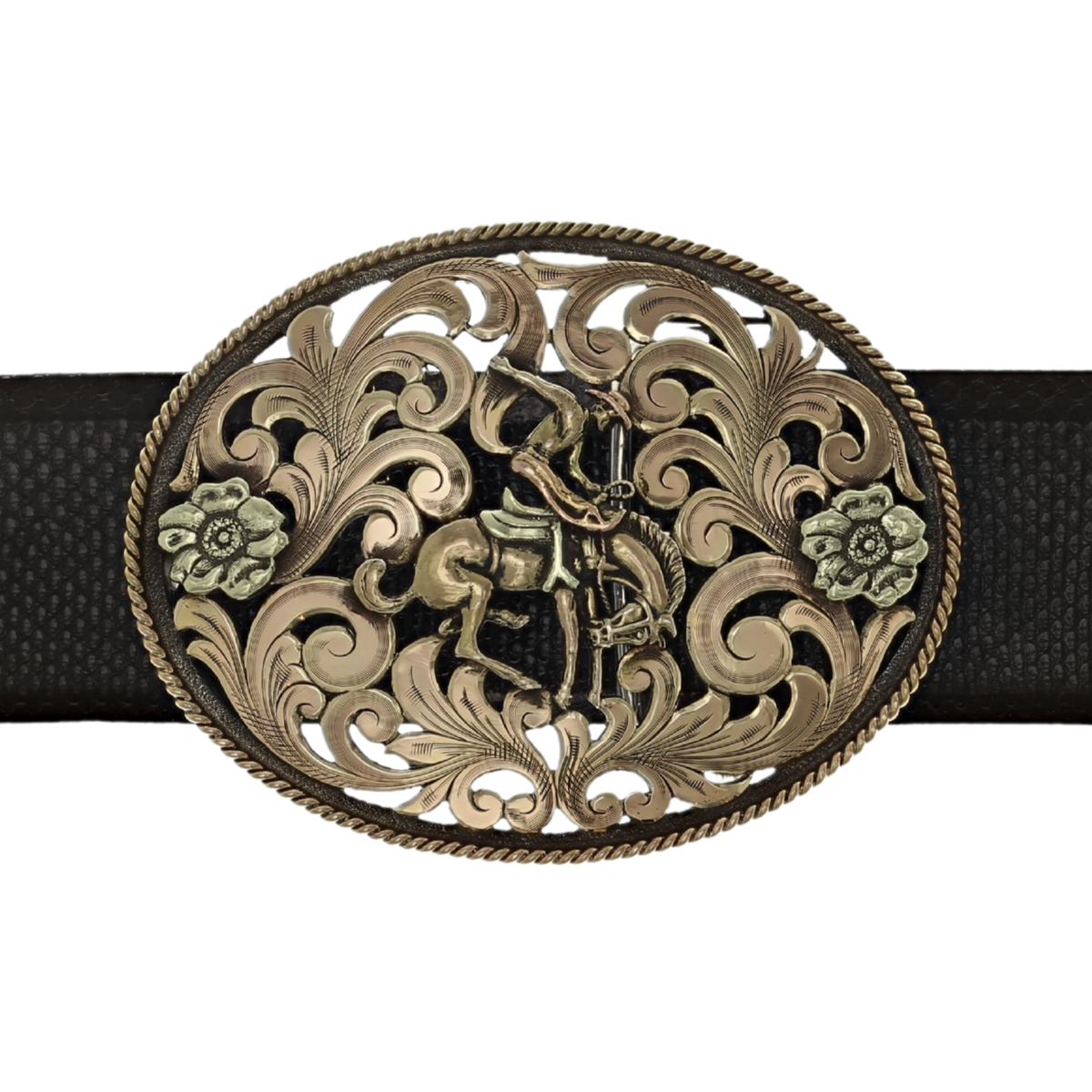 Brooks 1801 14k Gold Bronc Rider