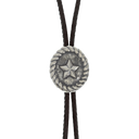 Bolo 1809 Sterling Silver Oval Bolo with Sterling Star Center