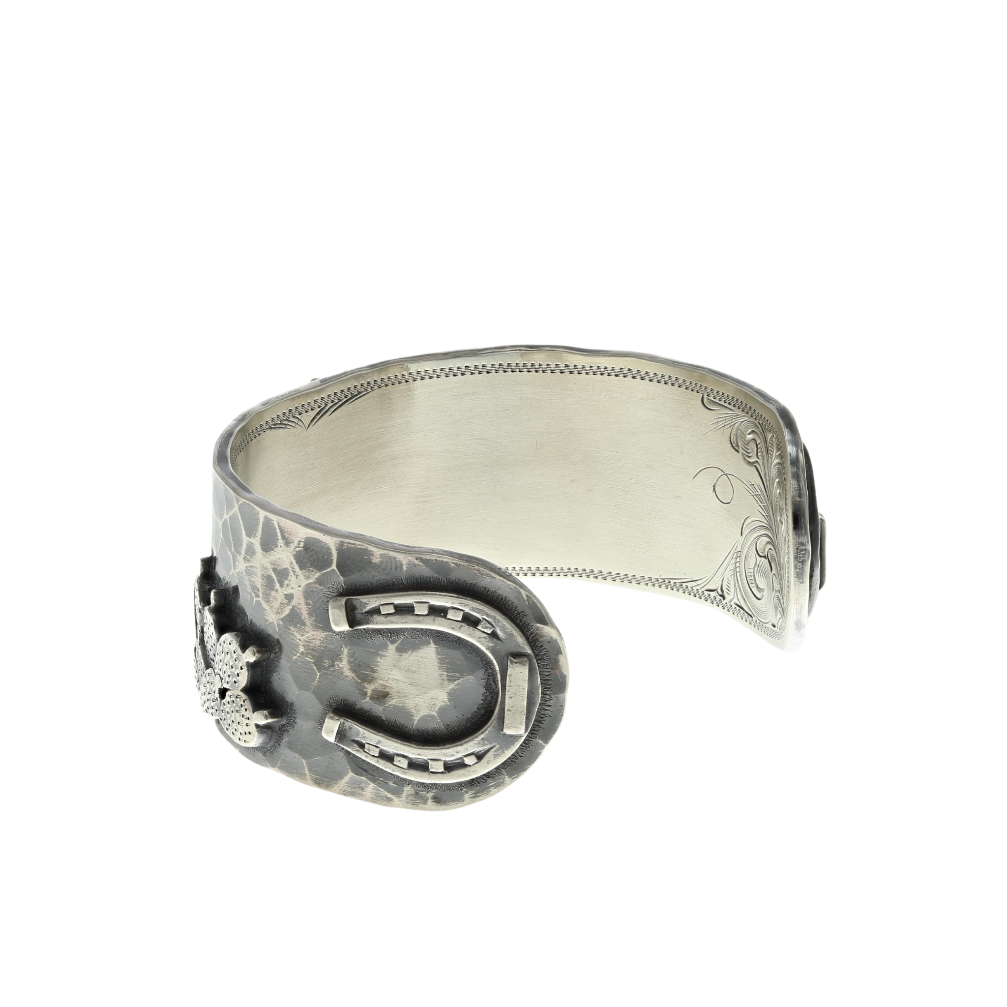 Bracelet 1432 Sterling Silver Western Cactus Bronc Rider – Clint