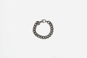 Sterling Silver Engraved Cuban Chain bracelet