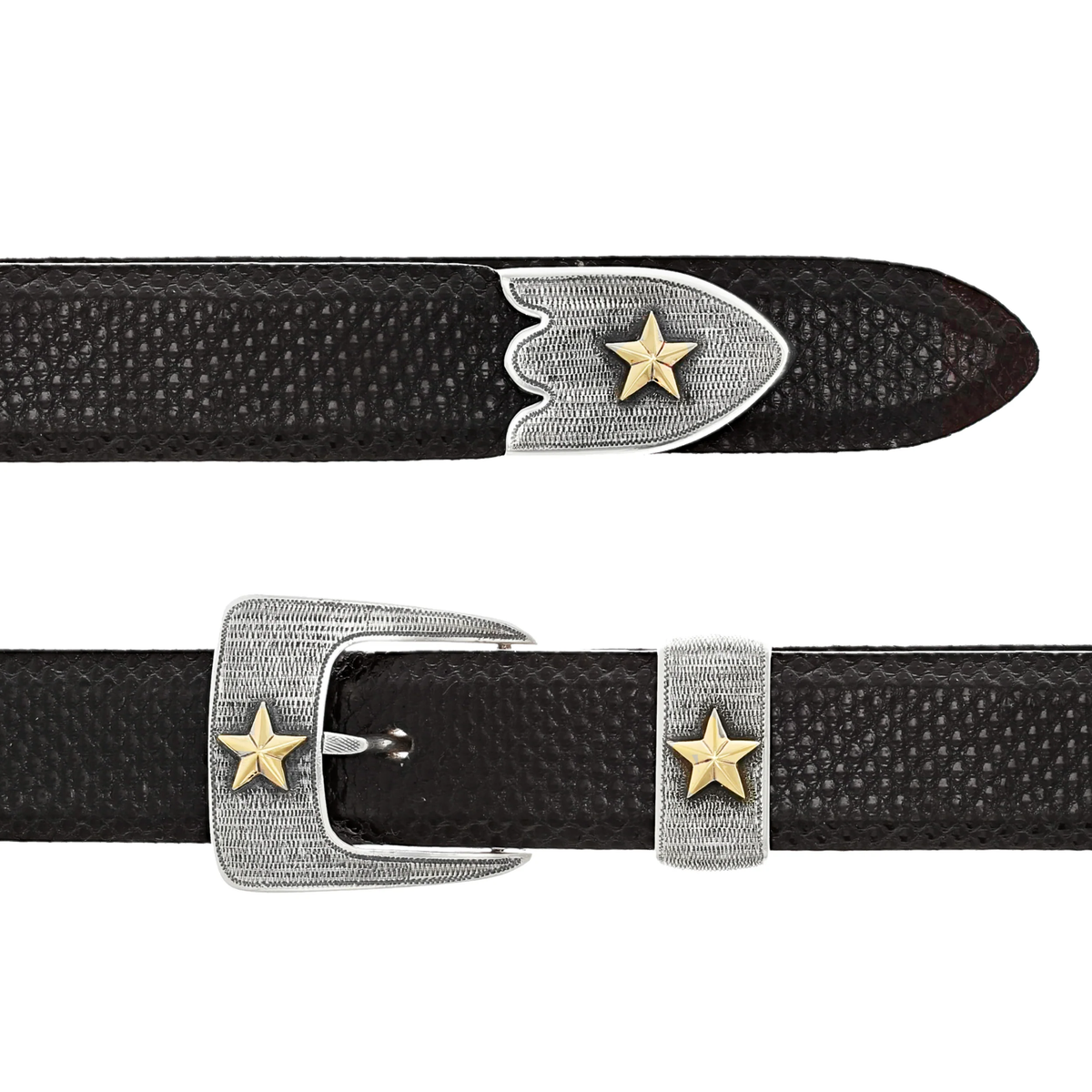 Clay 1702 Gold Star Buckle Set