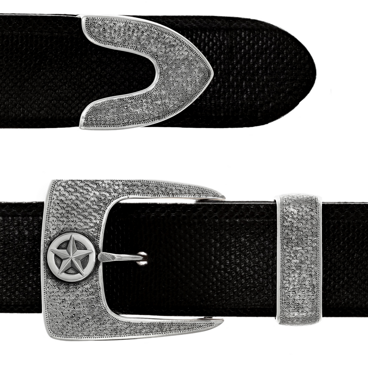 Clay 2021 Sterling Buckle Set with Texas Star