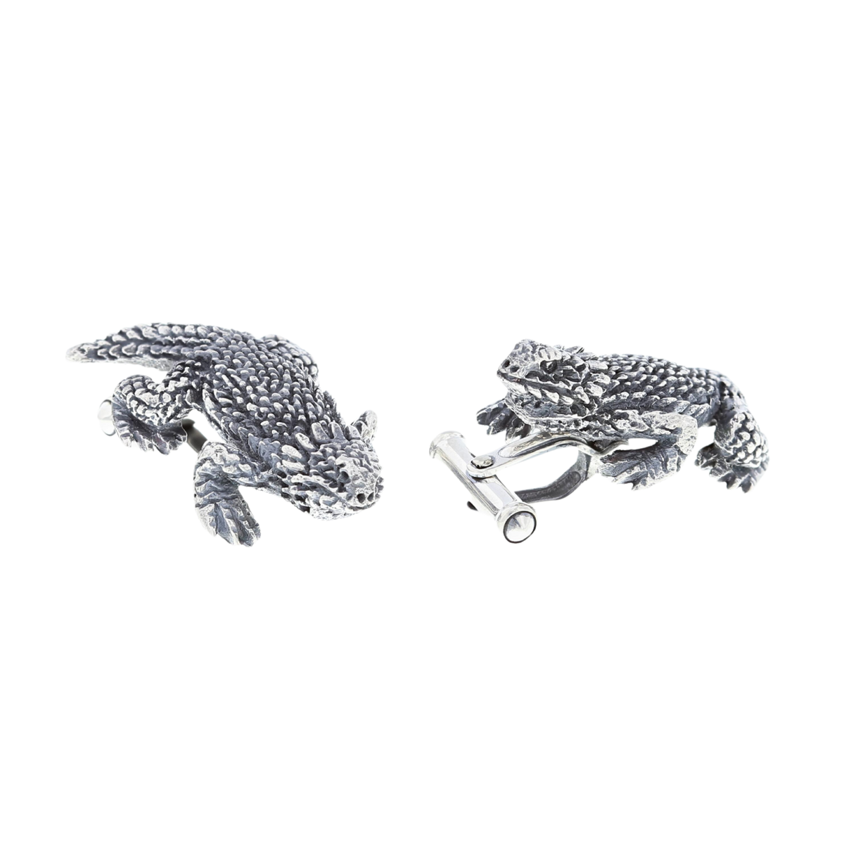 Cufflinks 1806 Sterling Silver Horned Toads