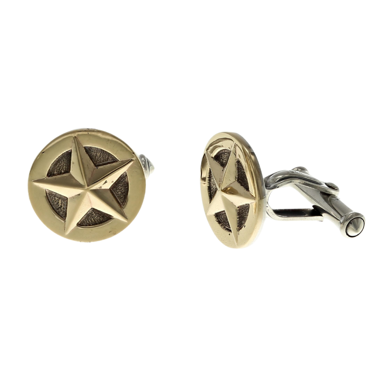 Cufflinks 1917 Yellow Gold Star