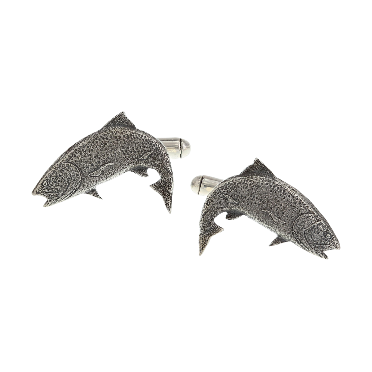 Cufflinks 1919 Sterling Jumping Trout