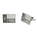 Cufflinks 2052 Sterling Silver Texas Flag