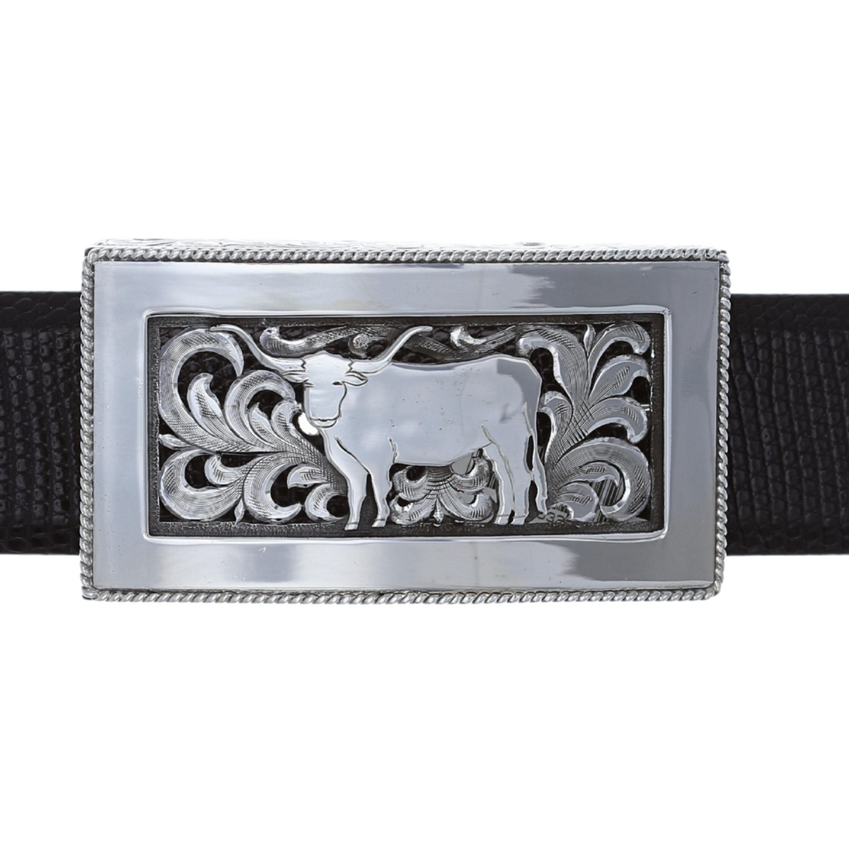 Montague 1815 Silver Steer Trophy Buckle