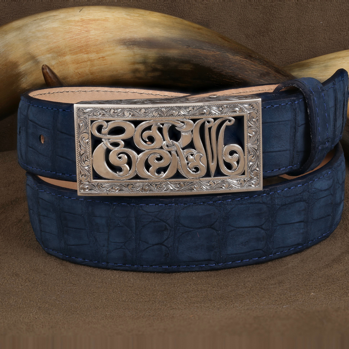 Montague 1808 Sterling Silver Filigreed Trophy Buckle