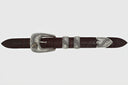 Fort Bend 1837 Gold Fly Buckle Set