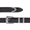 Galveston 1800 Sterling Silver Buckle Set