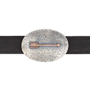 Hunt 1802 Sterling Silver & Rose Gold Arrow Oval Trophy Buckle