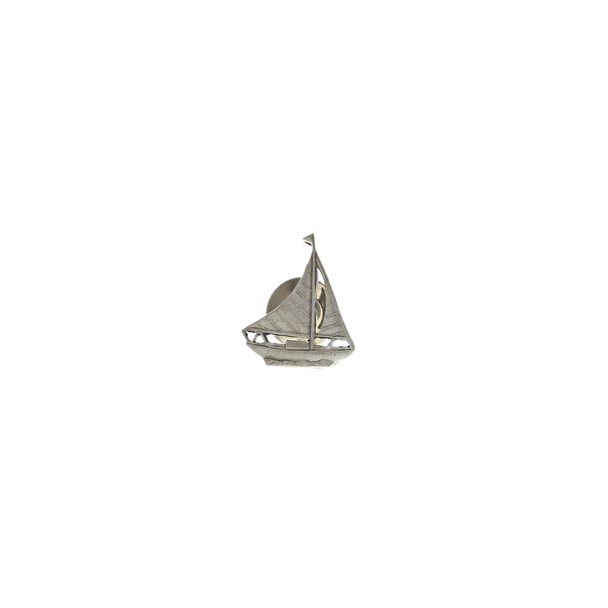 Hat Pin 1813 Sterling Silver Sailboat