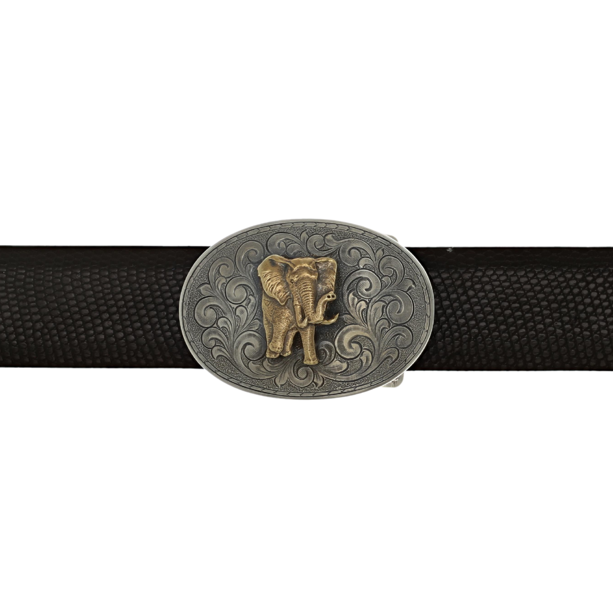 Hunt 1815 Gun Engraved Sterling with 14K Elephant