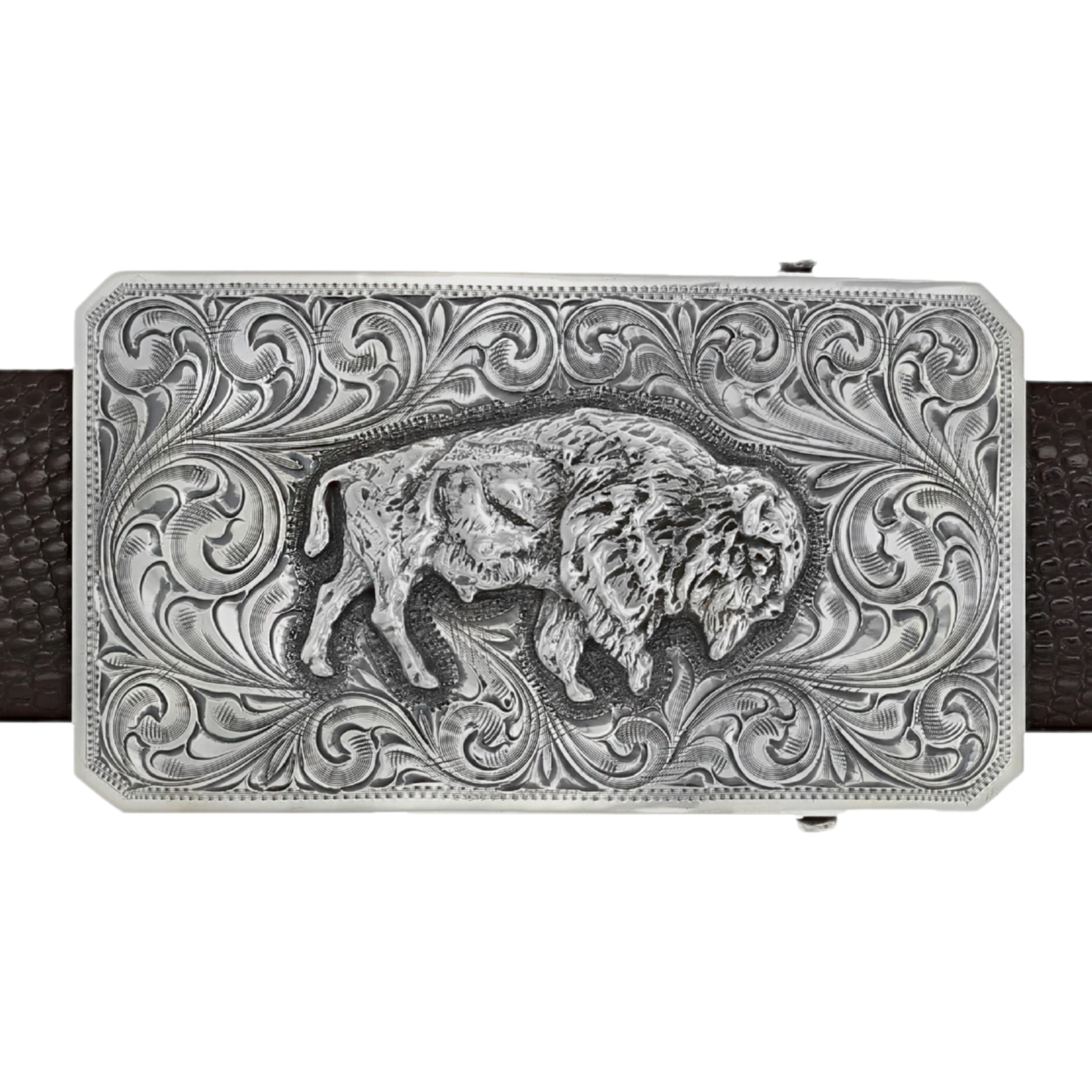 Jasper 1800 Silver American Bison Trophy Buckle – Clint Orms Jasper 1800 Silver American Bison Trophy Buckle – Clint Orms