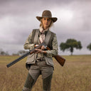 Pecos 2073 Sterling Silver Quail & Pointer Buckle Set