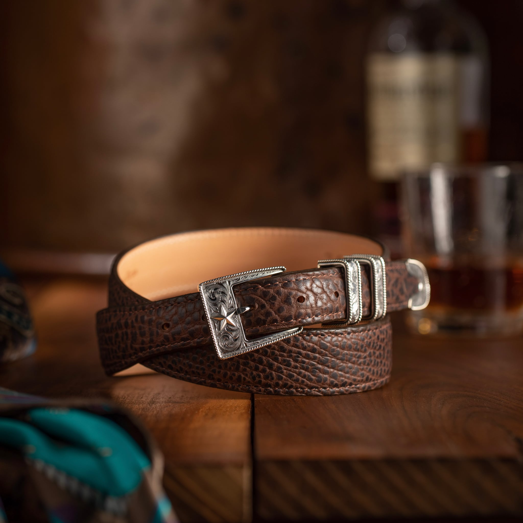 Sterling Silver Star On Buckle Set with Rope Edge – Clint Orms