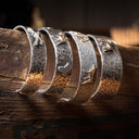 Bracelet 1421 Hammered Shotgun & Fishing Rod Bracelet