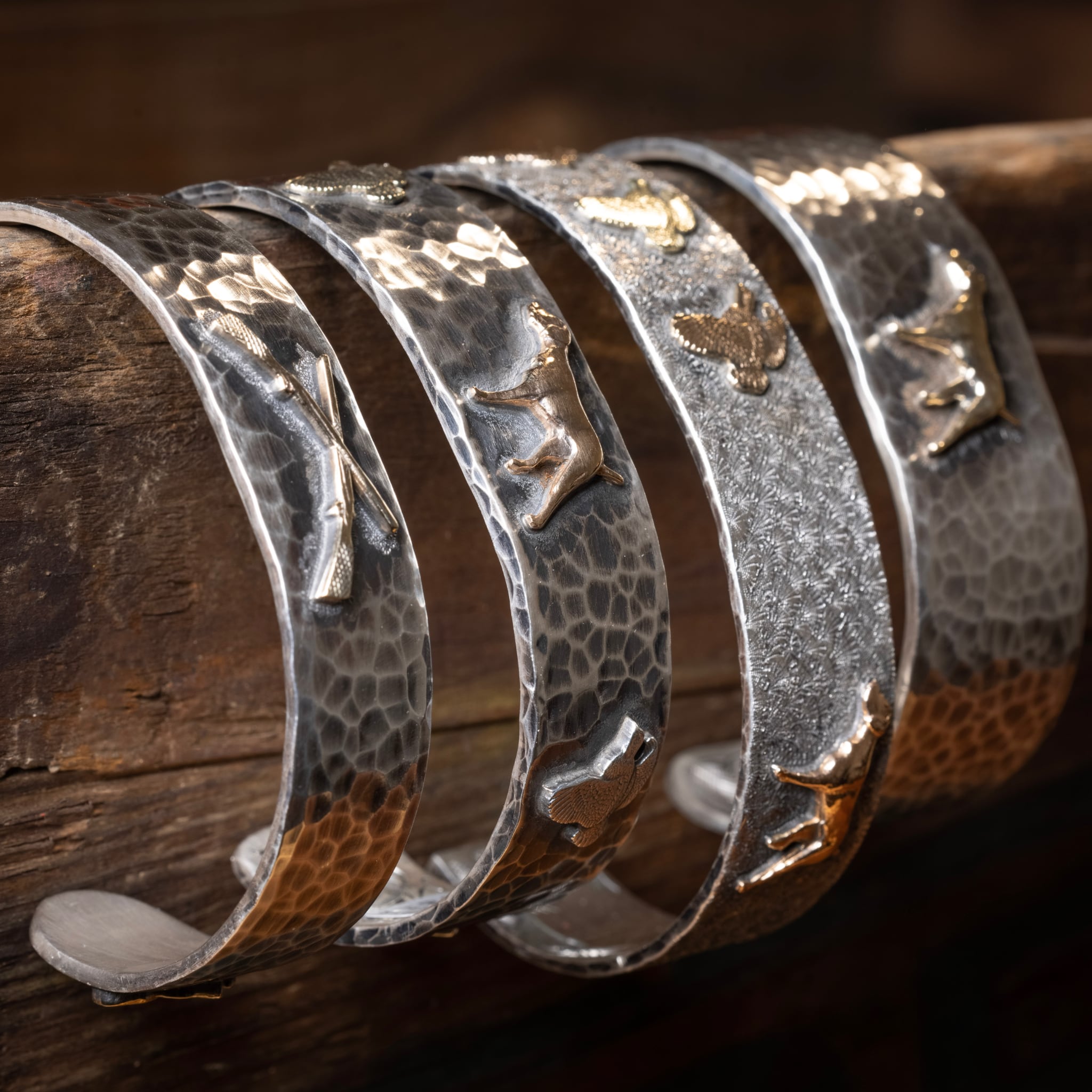 1421 Hammered Shotgun & Fishing Rod Bracelet – Clint Orms