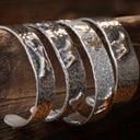 Bracelet 1421 Hammered Shotgun & Fishing Rod Bracelet